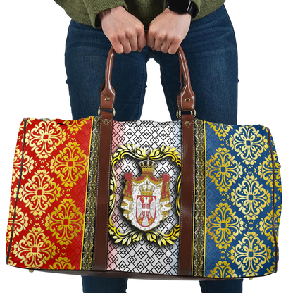 Travel Bag Serbia Royal Pattern