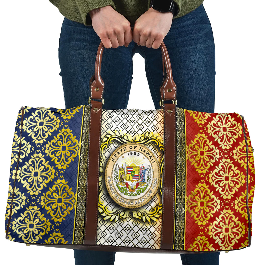 Travel Bag Hawaii Royal Pattern