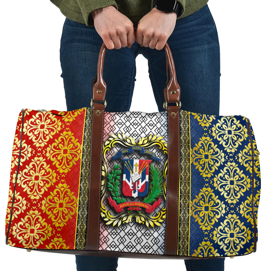 Travel Bag Dominican Republic Royal Pattern
