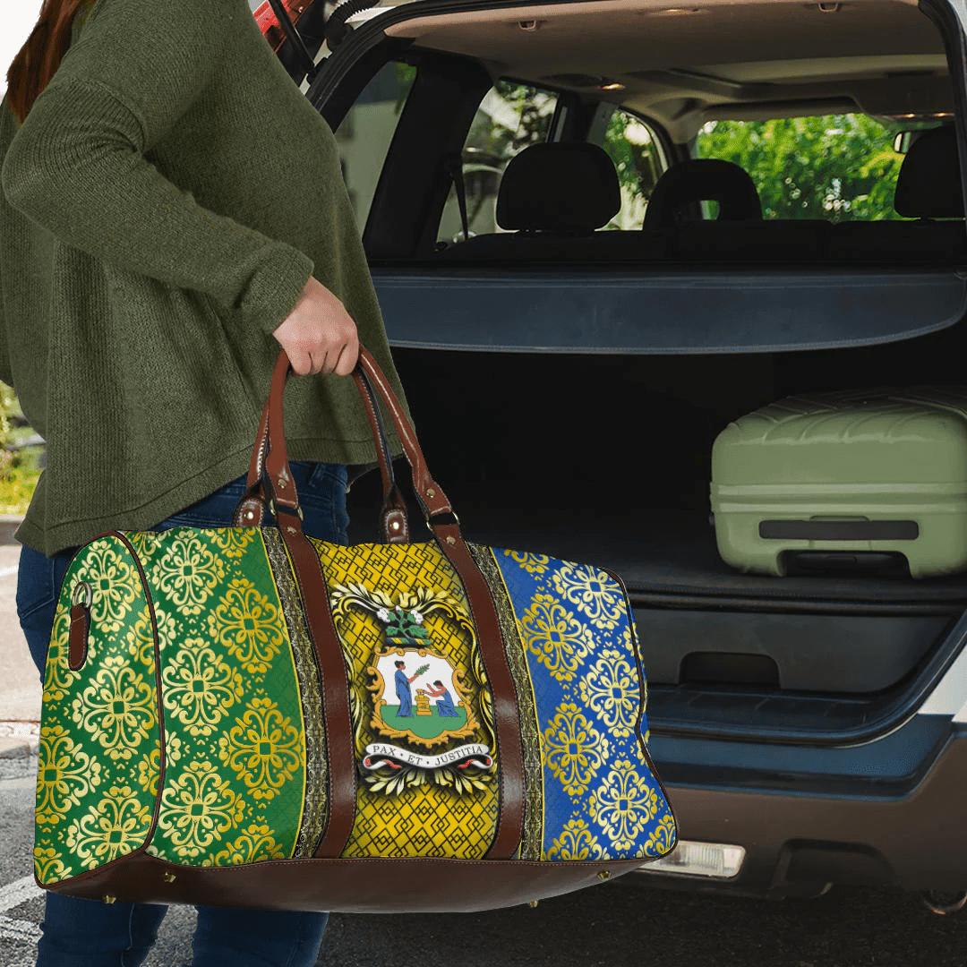 Travel Bag Saint Vincent and The Grenadines Royal Pattern