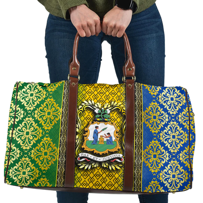 Travel Bag Saint Vincent and The Grenadines Royal Pattern