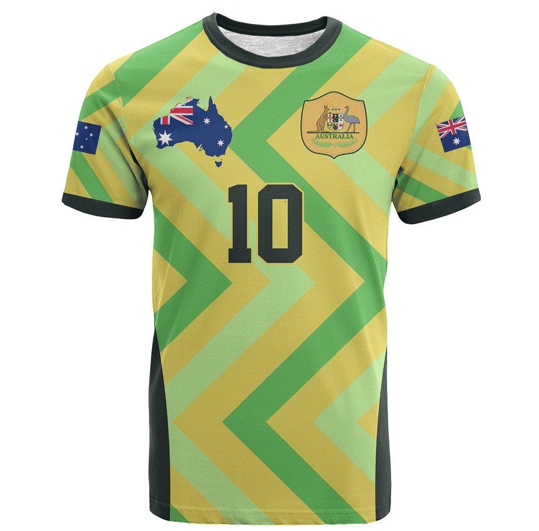 Clothing Custom Australia 2026 Home Jersey Style | World Cup Inspired T Shirt