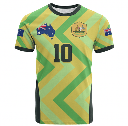 Clothing Custom Australia 2026 Home Jersey Style | World Cup Inspired T Shirt