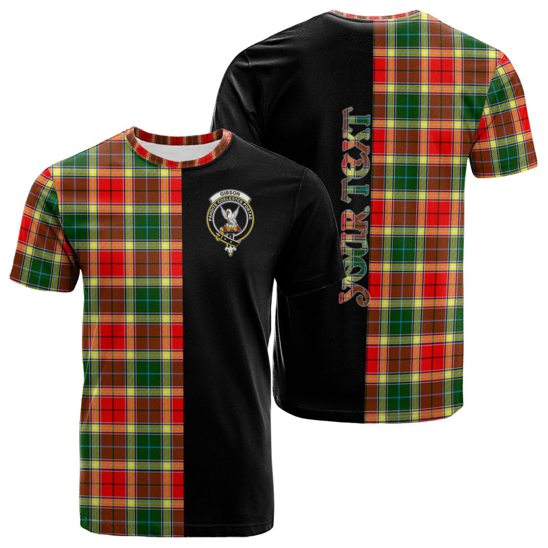 Printivon Gibsone (Gibson Gibbs) Tartan Personalize Half T shirt
