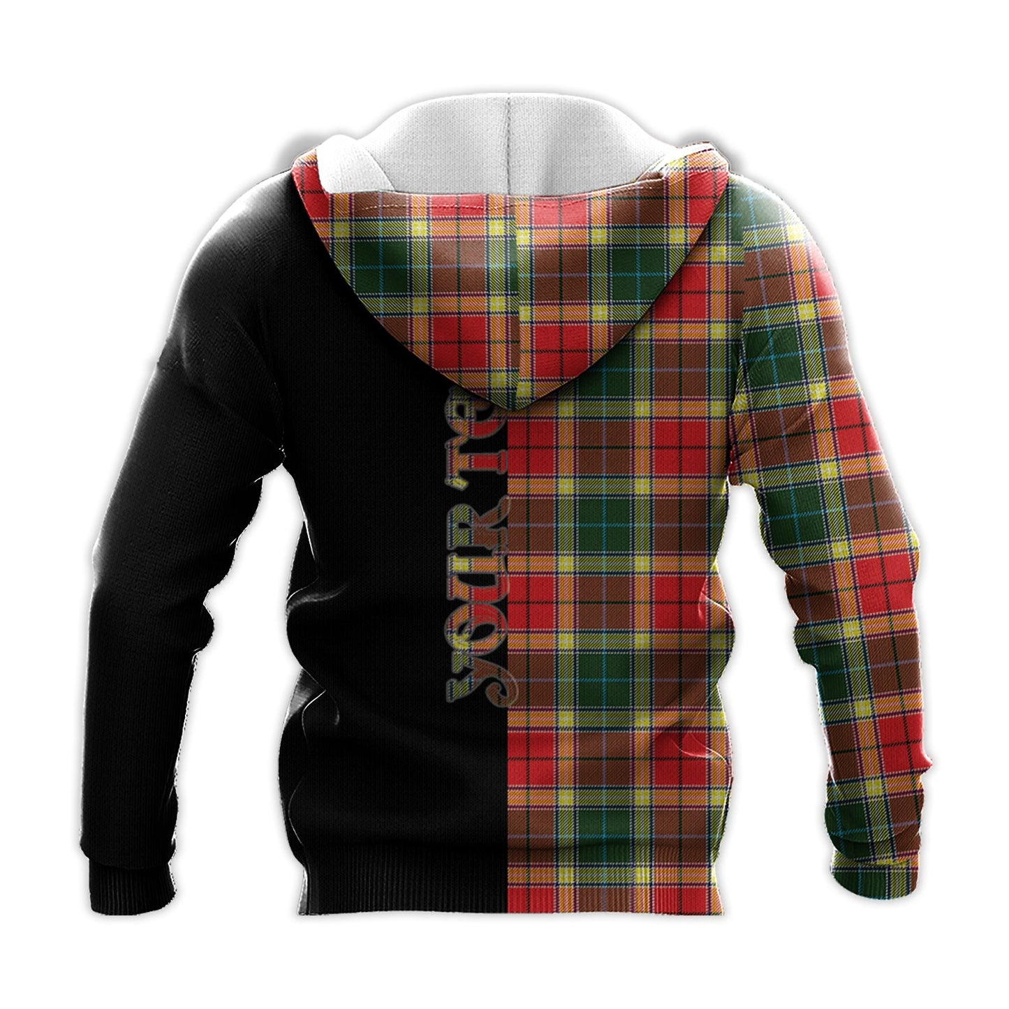 Printivon Gibsone Gibson Gibbs Tartan Personalize Half Hoodie