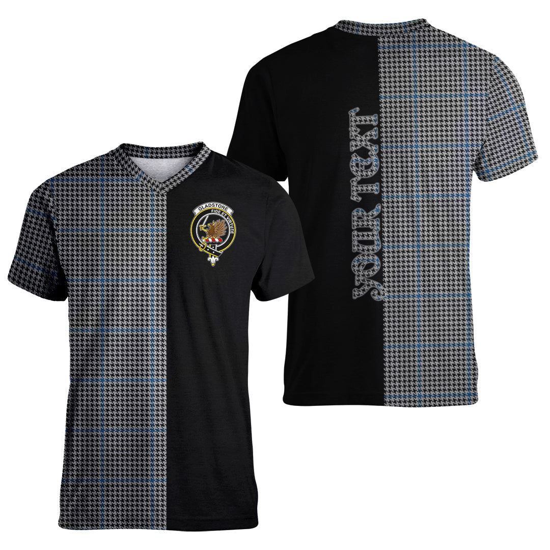 Printivon Gladstone Tartan Personalize Half T shirt