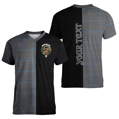 Printivon Gladstone Tartan Personalize Half T shirt