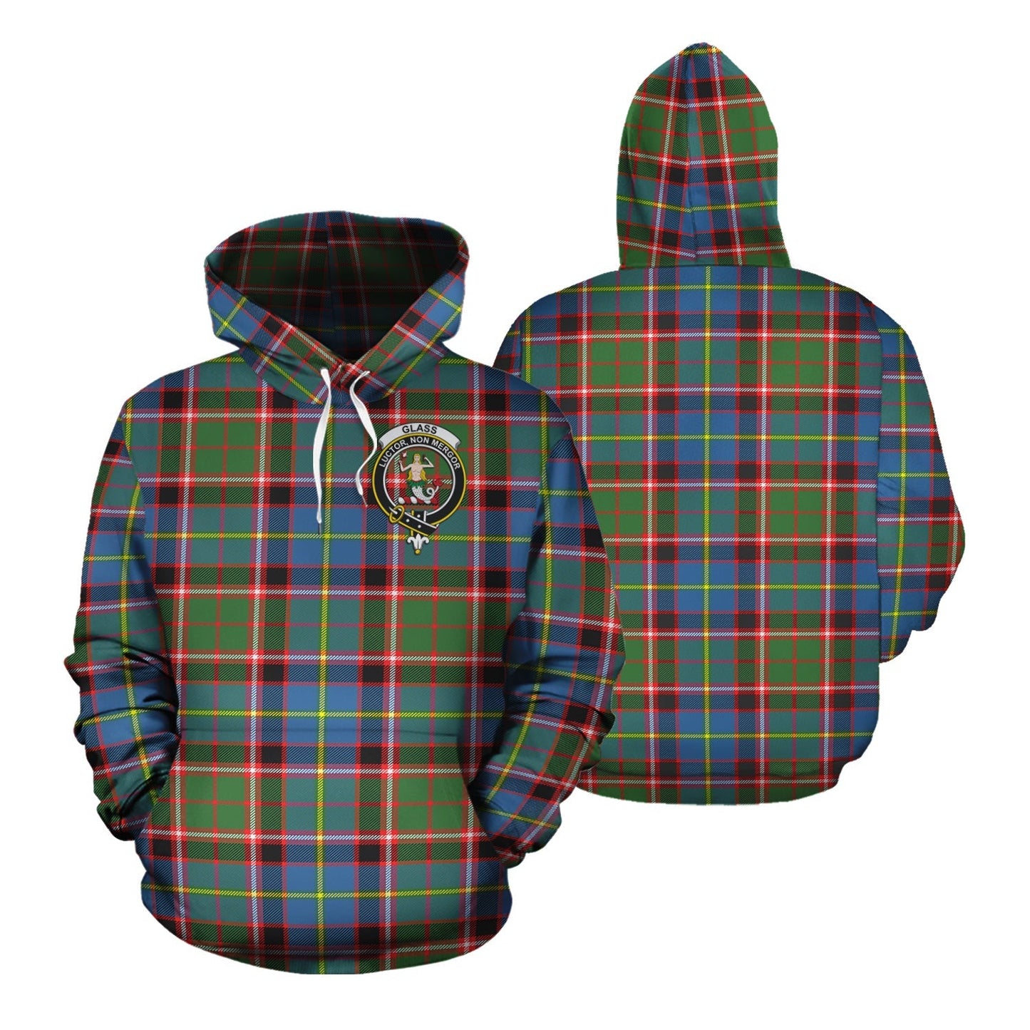 Printivon Glass Tartan Hoodie