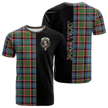Printivon Glass Tartan Personalize Half T shirt