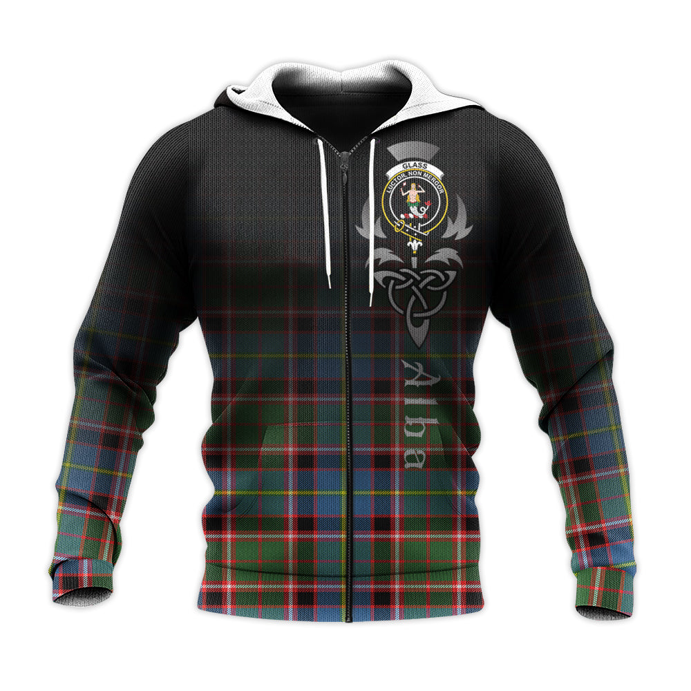 Printivon Glass Tartan Crest Alba Celtic Hoodie