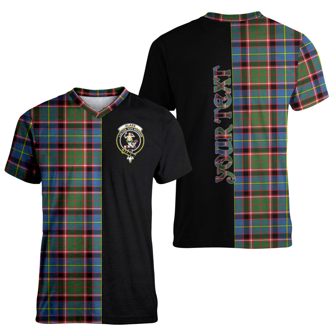 Printivon Glass Tartan Personalize Half T shirt