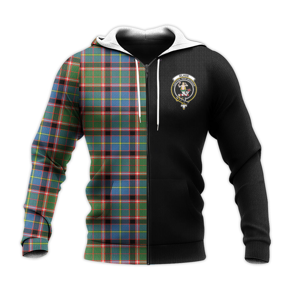 Printivon Glass Tartan Personalize Half Hoodie
