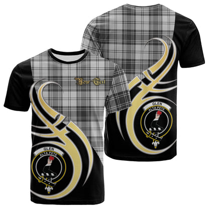Printivon Glen Tartan Crest Believe In Me T Shirt