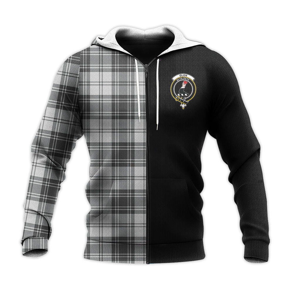 Printivon Glen Tartan Personalize Half Hoodie