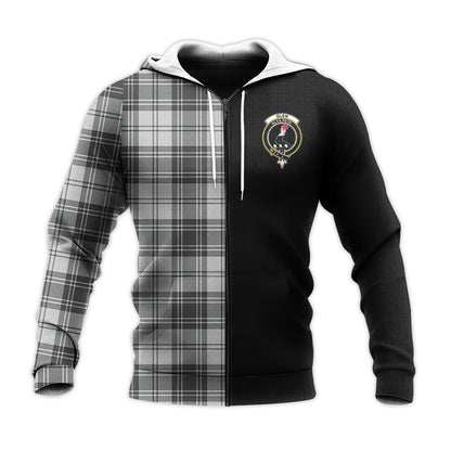 Printivon Glen Tartan Personalize Half Hoodie