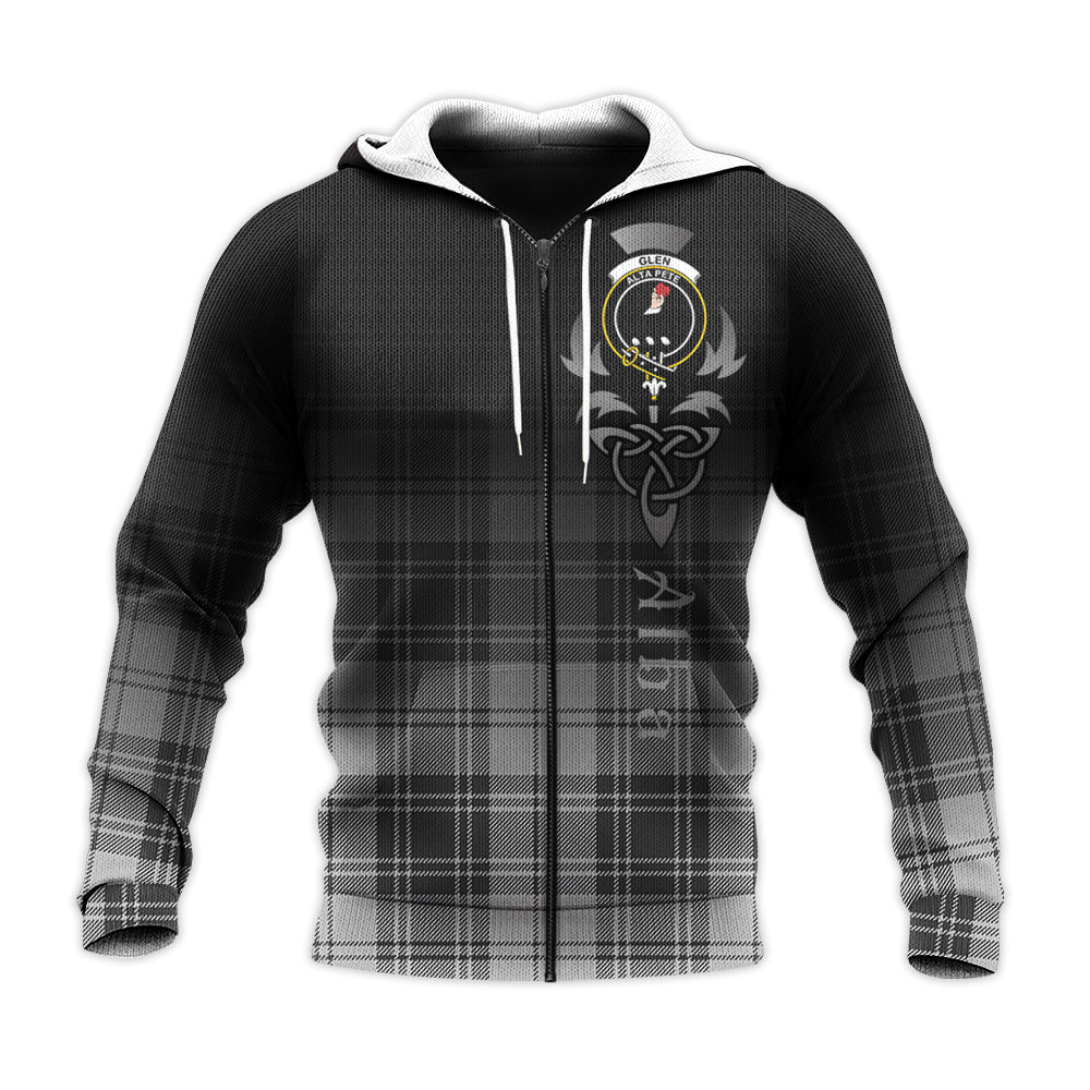 Printivon Glen Tartan Crest Alba Celtic Hoodie