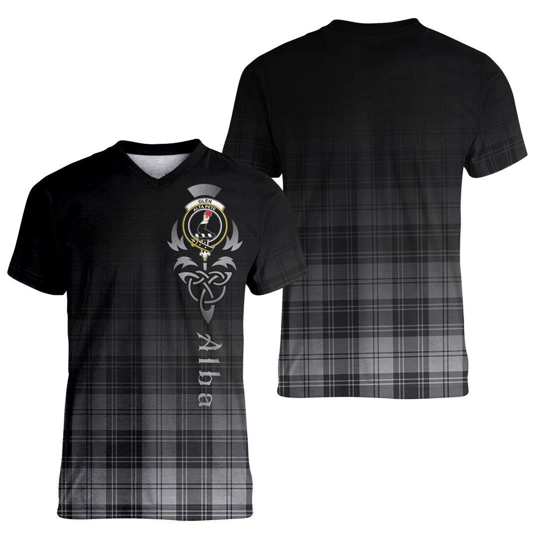 Printivon Glen Tartan Crest Alba Celtic T Shirt