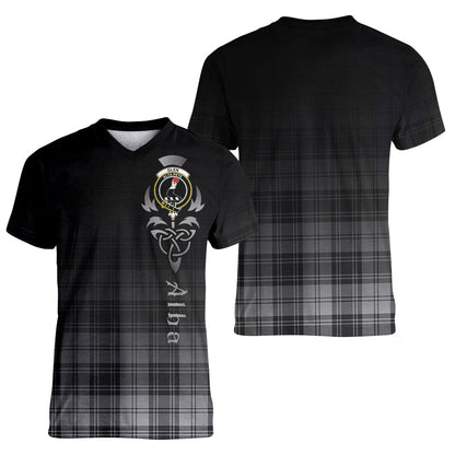 Printivon Glen Tartan Crest Alba Celtic T Shirt