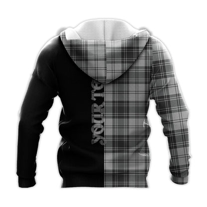 Printivon Glen Tartan Personalize Half Hoodie