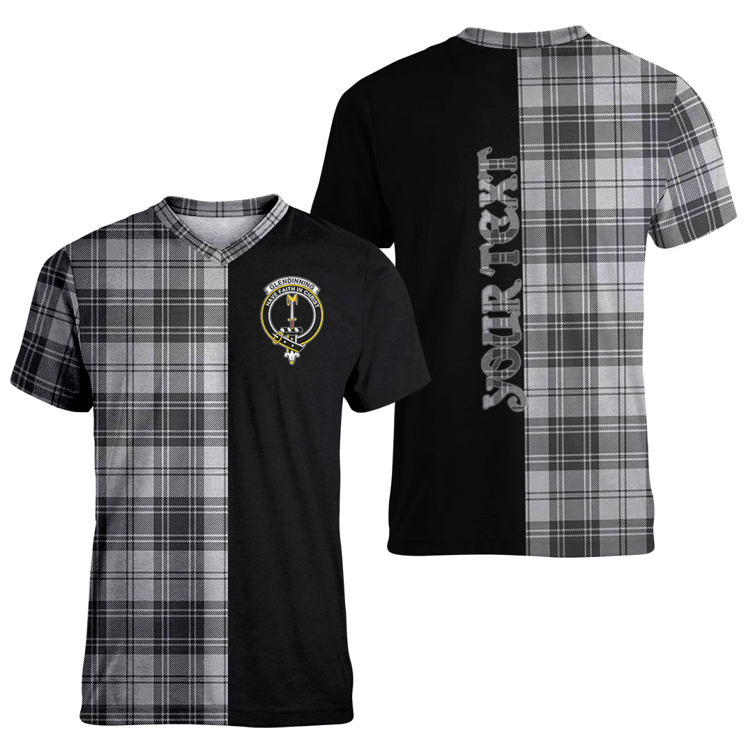 Printivon Glendinning Tartan Personalize Half T shirt