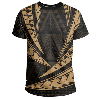 Hawaii Kanaka Polynesian T-shirt Gold
