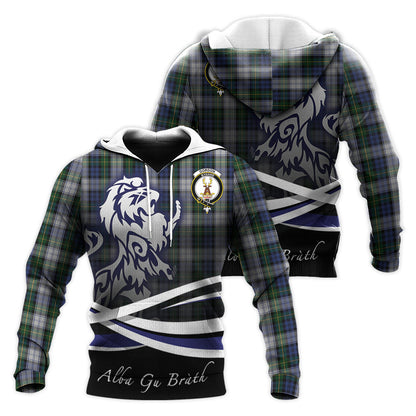Printivon Gordon Dress Tartan Scottish Lion Hoodie
