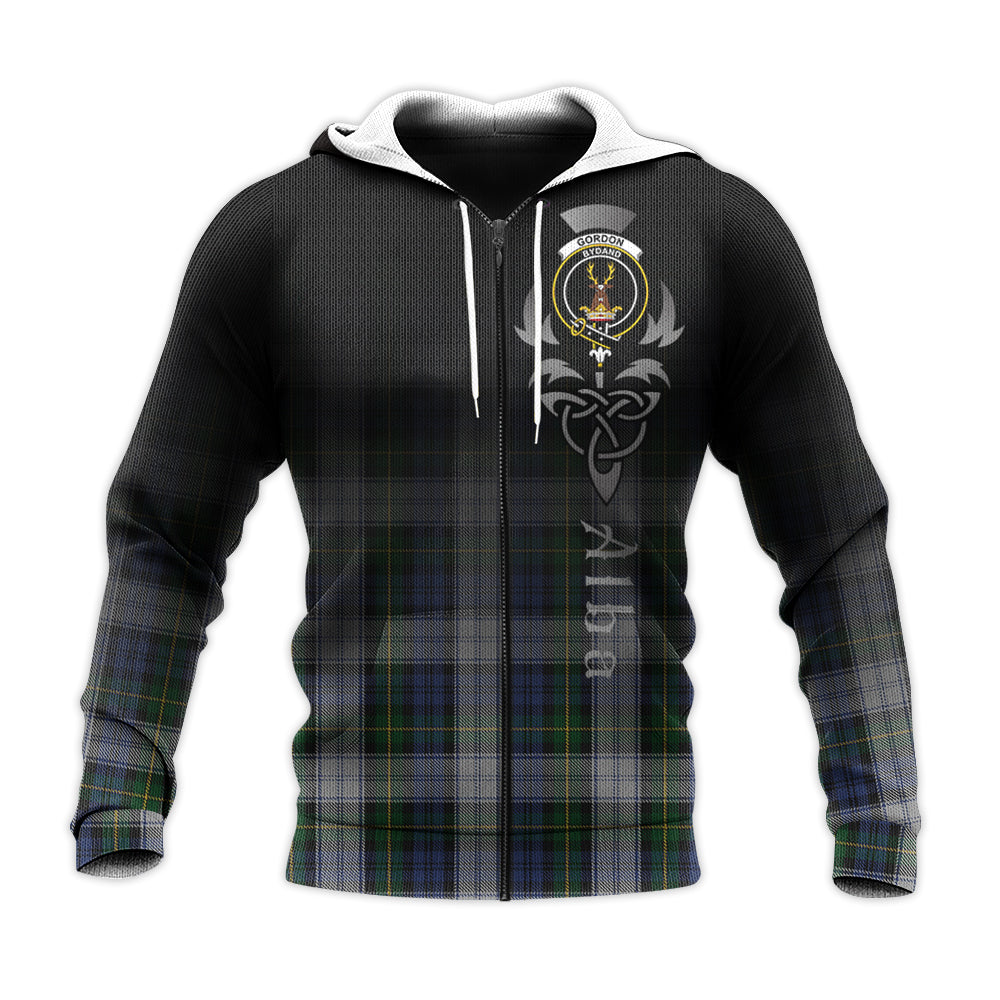 Printivon Gordon Dress Tartan Crest Alba Celtic Hoodie