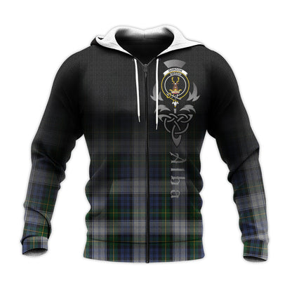 Printivon Gordon Dress Tartan Crest Alba Celtic Hoodie