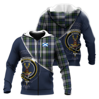 Printivon Gordon Dress Tartan Scottish Crest Hoodie