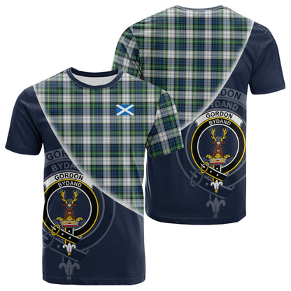 Printivon Gordon Dress Ancient Tartan Scottish Crest T Shirt