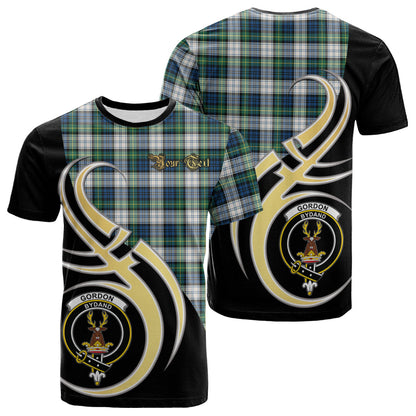 Printivon Gordon Dress Ancient Tartan Crest Believe In Me T Shirt