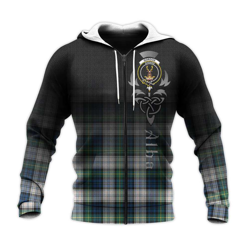 Printivon Gordon Dress Ancient Tartan Crest Alba Celtic Hoodie