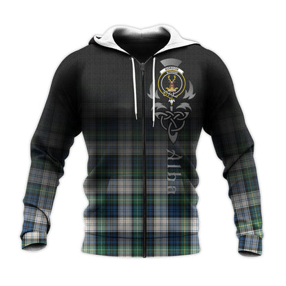 Printivon Gordon Dress Ancient Tartan Crest Alba Celtic Hoodie