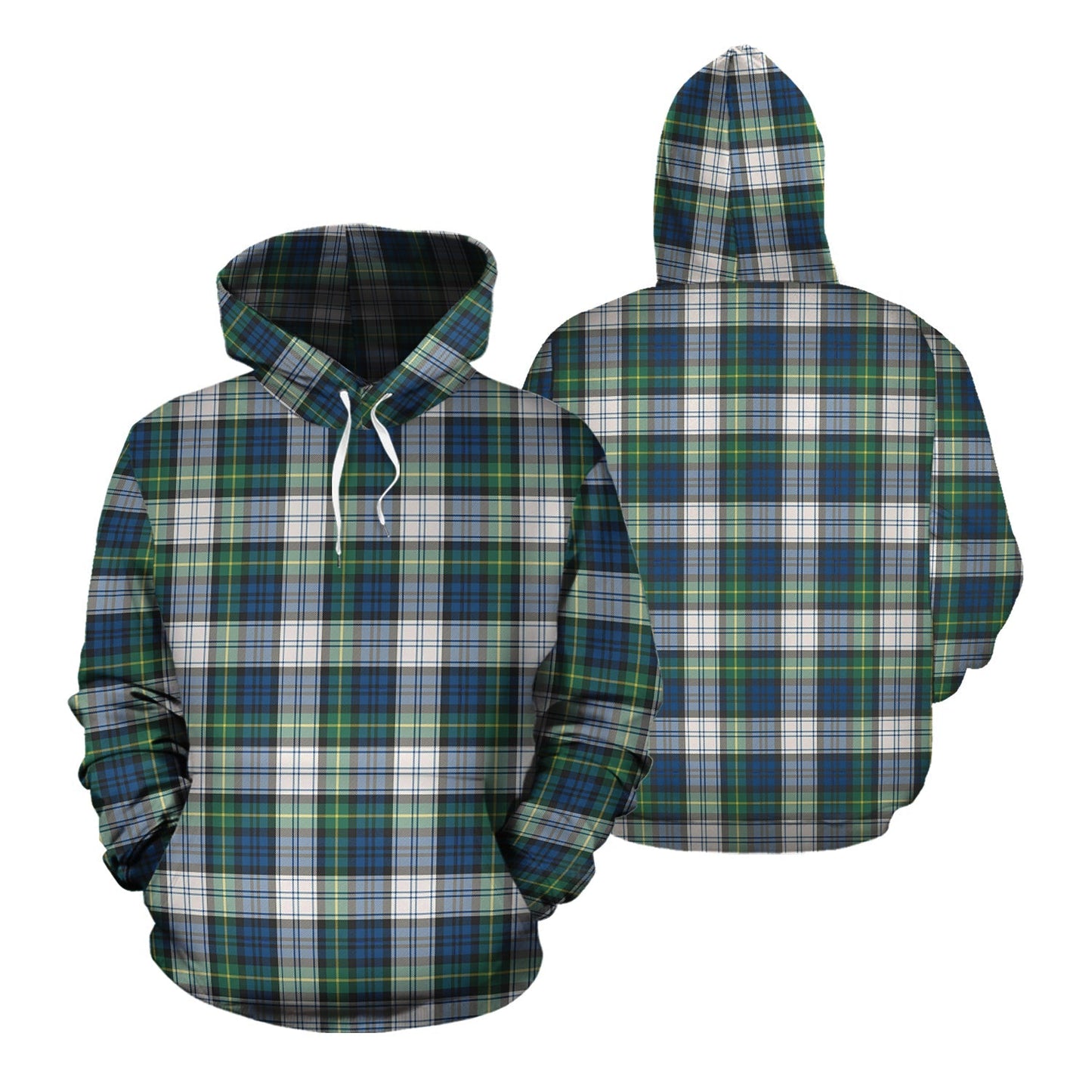 Printivon Gordon Dress Ancient Tartan Hoodie