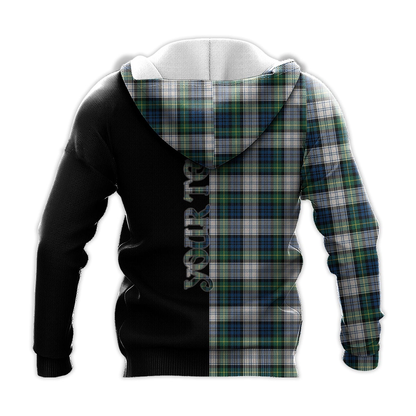 Printivon Gordon Dress Ancient Tartan Personalize Half Hoodie