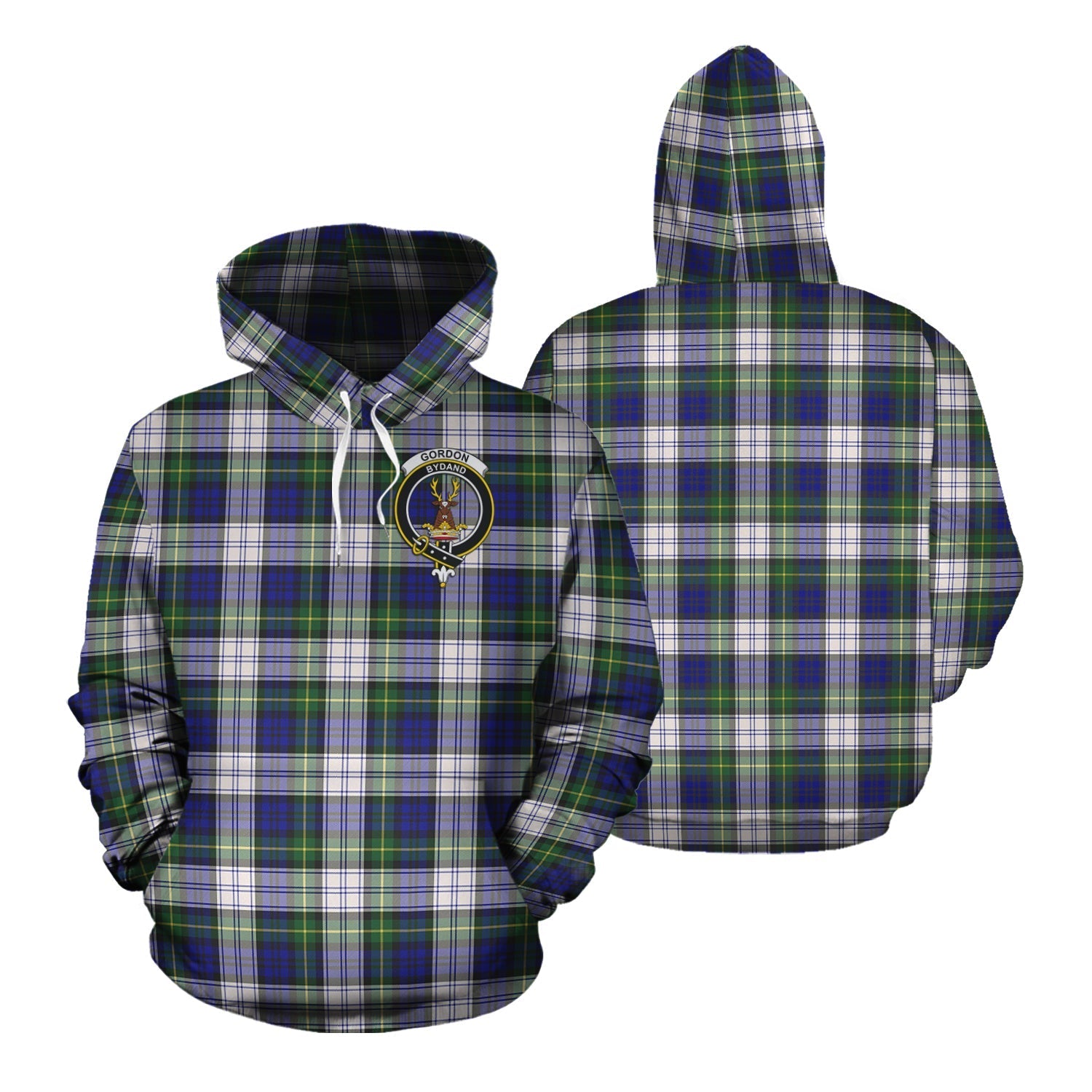 Printivon Gordon Dress Modern Tartan Hoodie