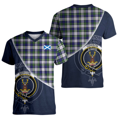 Printivon Gordon Dress Modern Tartan Scottish Crest T Shirt
