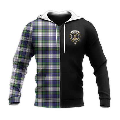 Printivon Gordon Dress Modern Tartan Personalize Half Hoodie