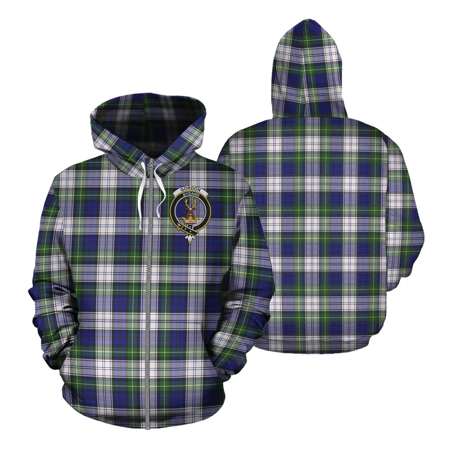 Printivon Gordon Dress Modern Tartan Hoodie