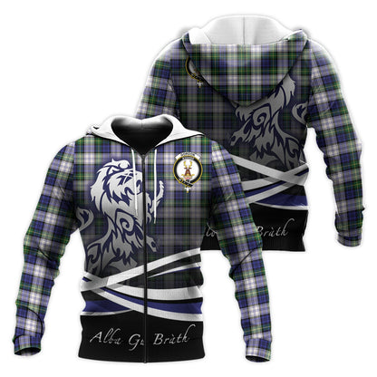 Printivon Gordon Dress Modern Tartan Scottish Lion Hoodie