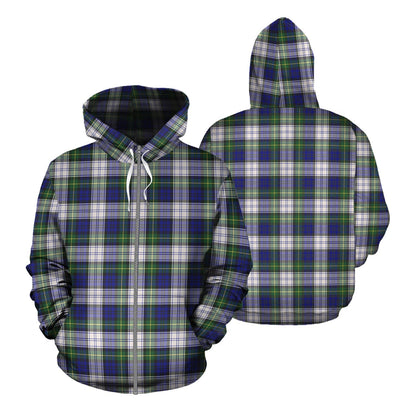 Printivon Gordon Dress Modern Tartan Hoodie