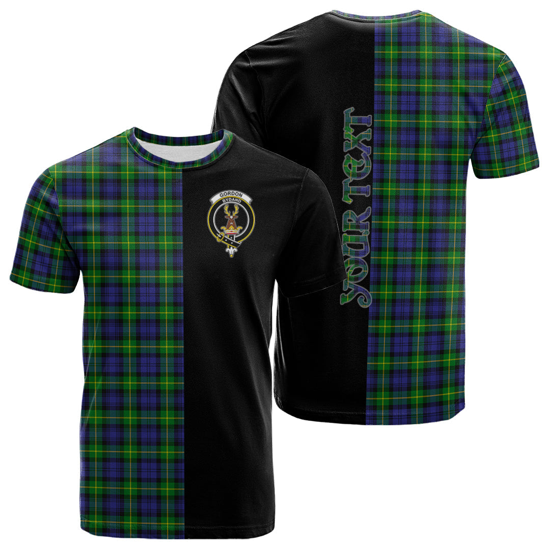 Printivon Gordon Modern Tartan Personalize Half T shirt