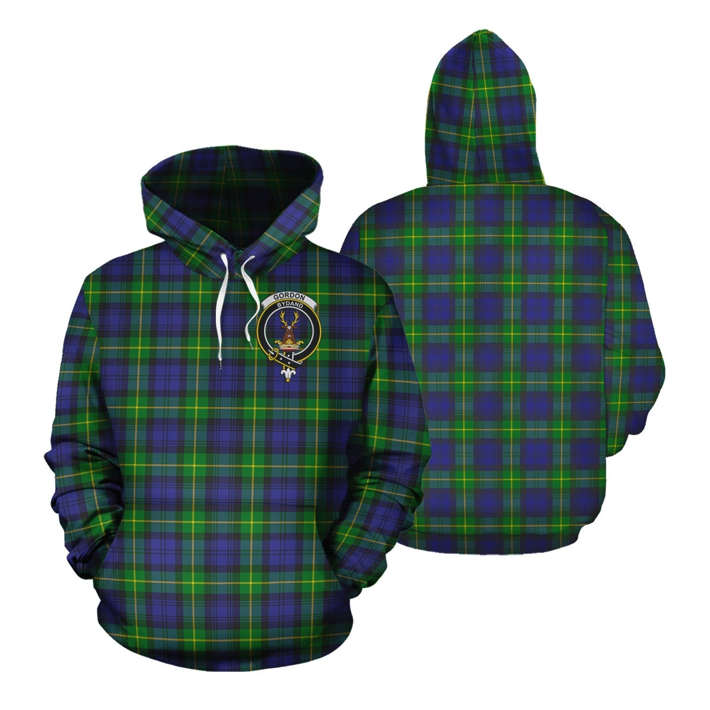 Printivon Gordon Modern Tartan Hoodie