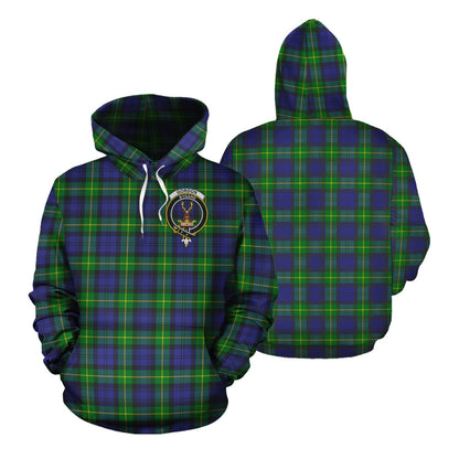 Printivon Gordon Modern Tartan Hoodie