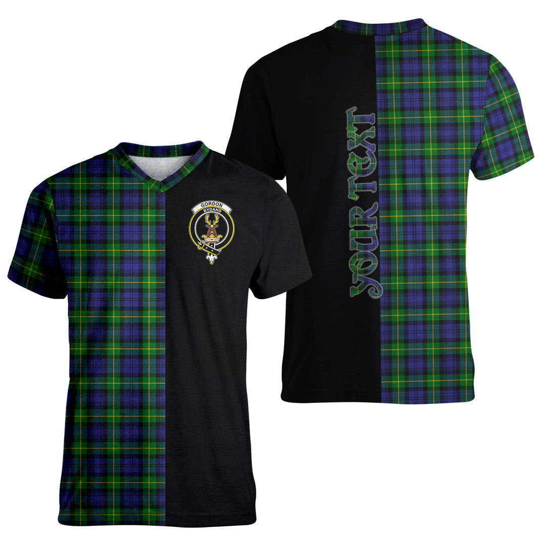 Printivon Gordon Modern Tartan Personalize Half T shirt