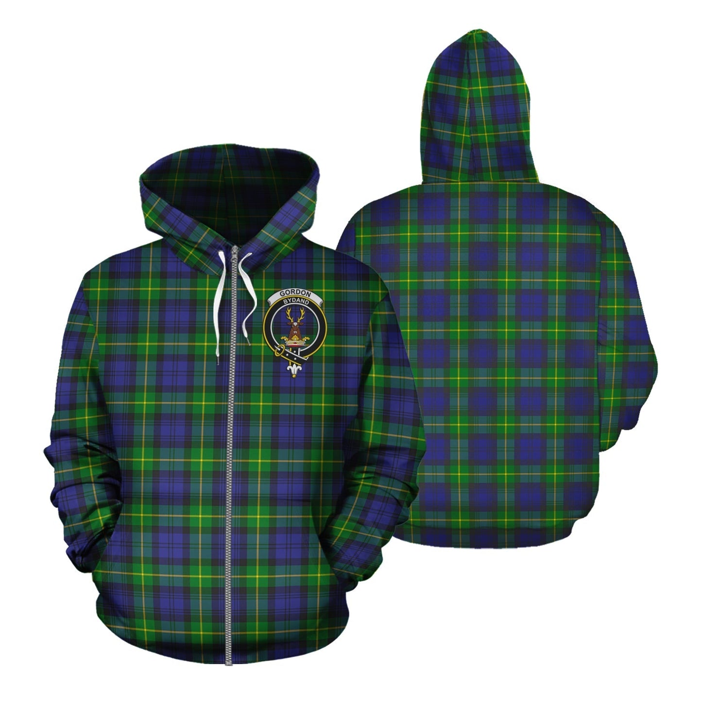 Printivon Gordon Modern Tartan Hoodie