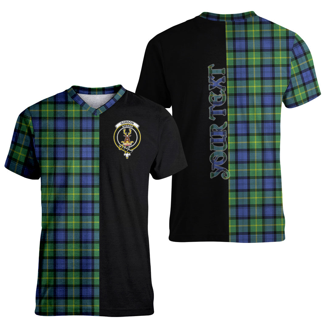 Printivon Gordon Old Ancient Tartan Personalize Half T shirt