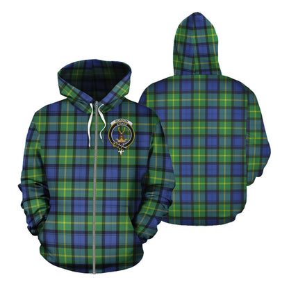 Printivon Gordon Old Ancient Tartan Hoodie