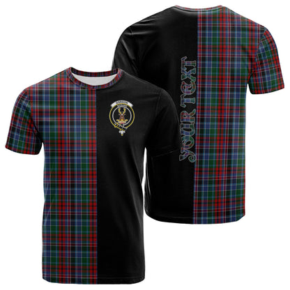 Printivon Gordon Red Tartan Personalize Half T shirt