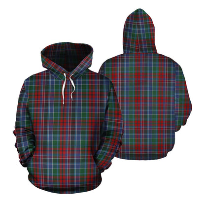 Printivon Gordon Red Tartan Hoodie